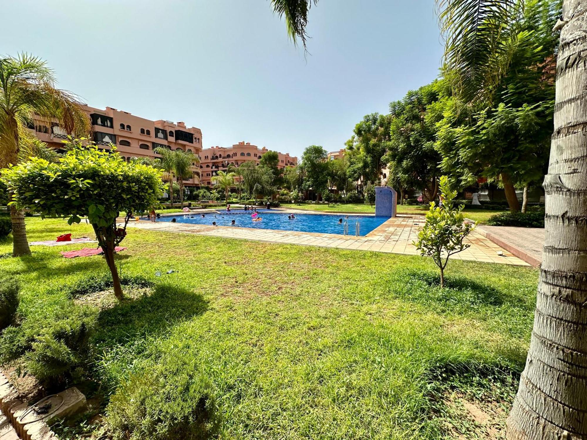 Oasis De Detente Avec Terrasse Et Vue Sur Piscine Marrakesh Exterior foto