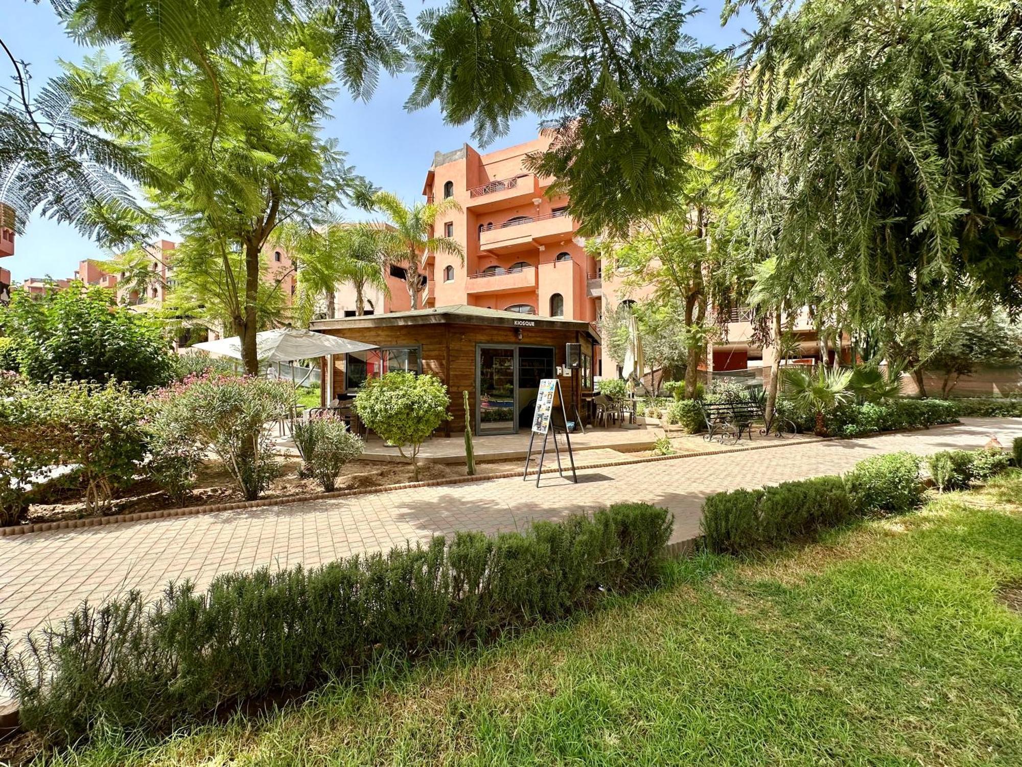 Oasis De Detente Avec Terrasse Et Vue Sur Piscine Marrakesh Exterior foto