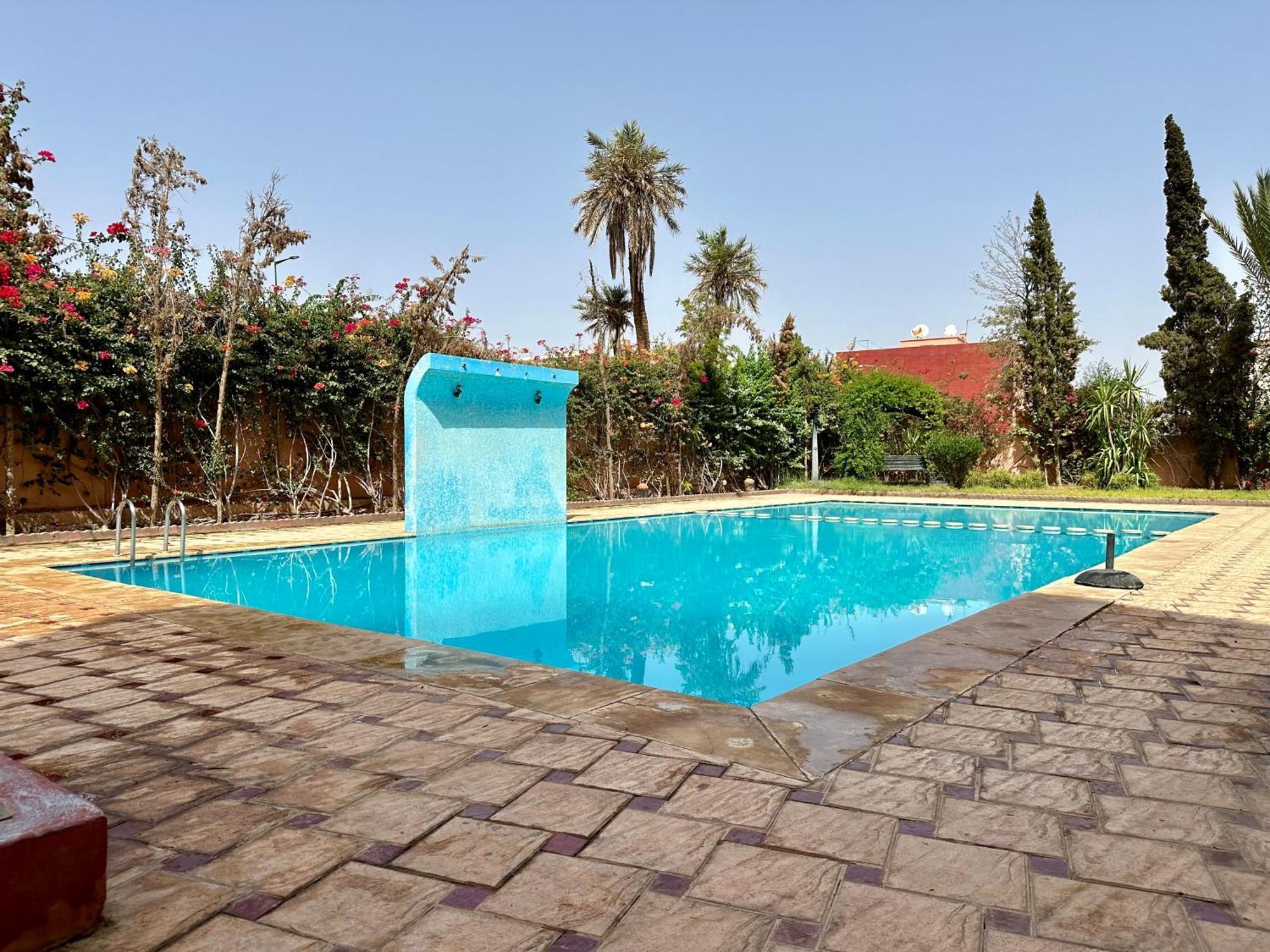 Oasis De Detente Avec Terrasse Et Vue Sur Piscine Marrakesh Exterior foto